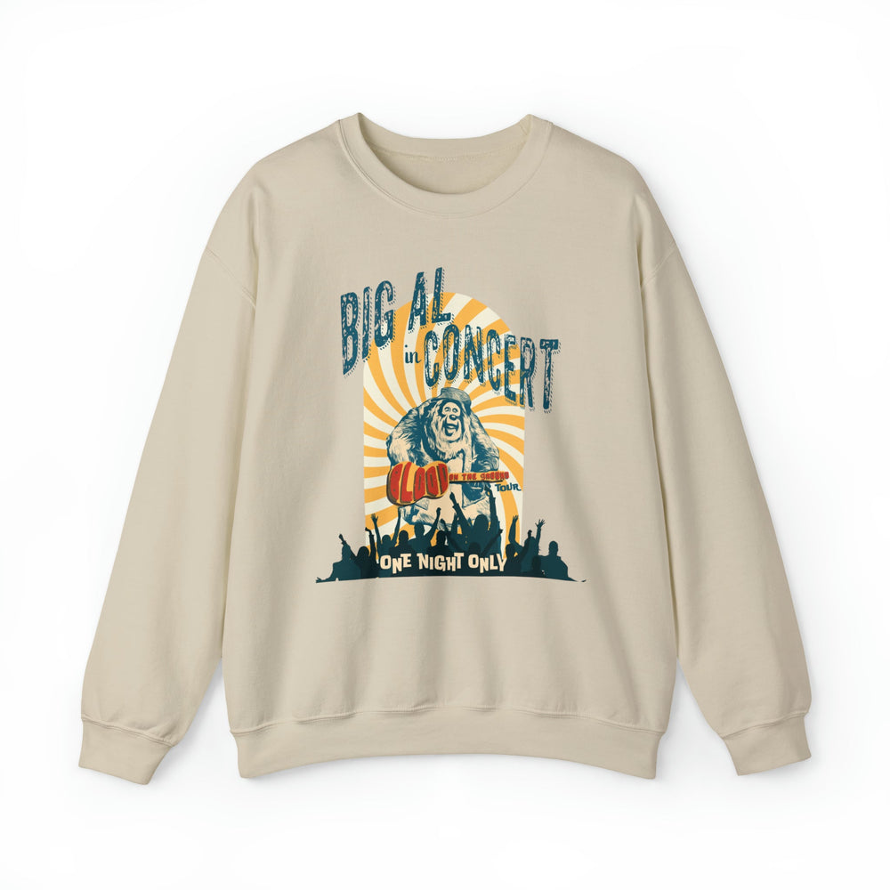 Big Al in Concert Sweatshirt - The Quirky Mouse