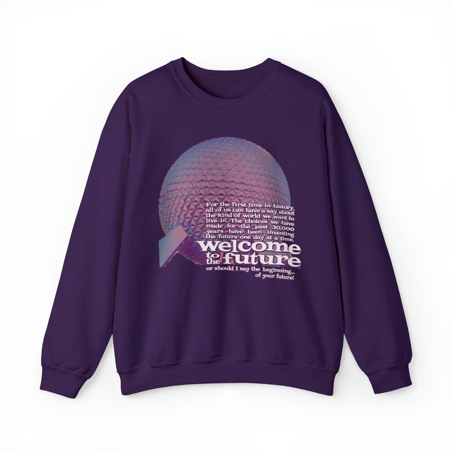 Journey to the Future Sweatshirt by The Quirky Mouse, LLC, subtle Disney Inspired Shirts