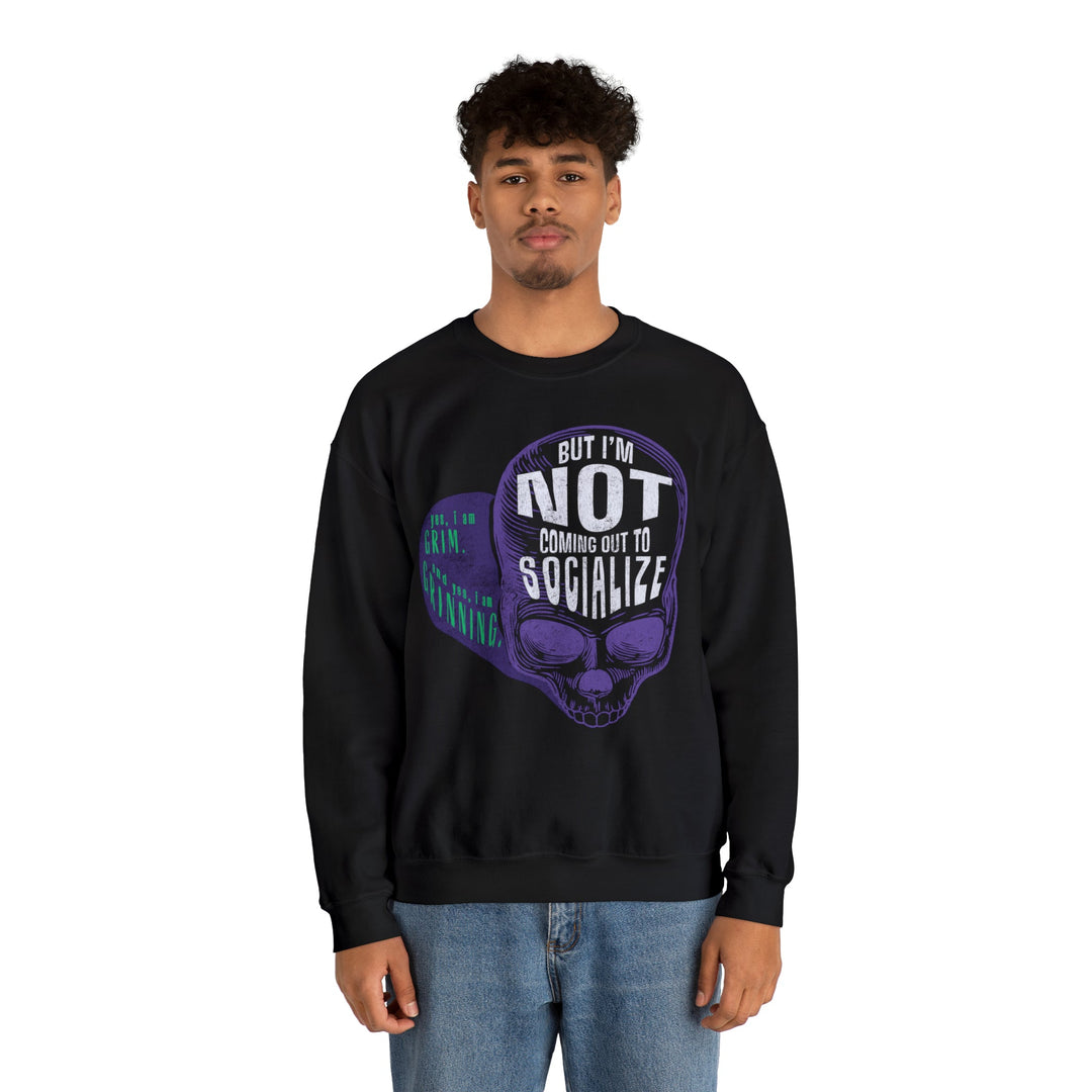 Grim Grinning Ghost Sweatshirt - The Quirky Mouse