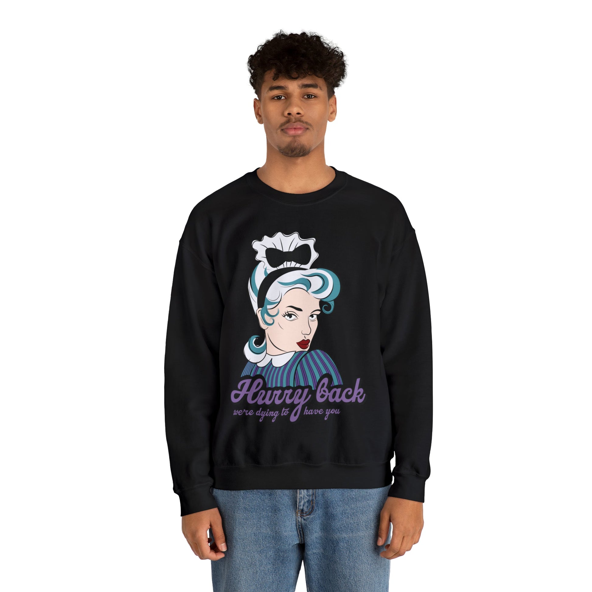 Haunted Mansion Hurry Back Crewneck Sweatshirt - The Quirky Mouse