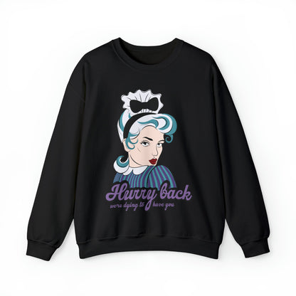 Haunted Mansion Hurry Back Crewneck Sweatshirt - The Quirky Mouse