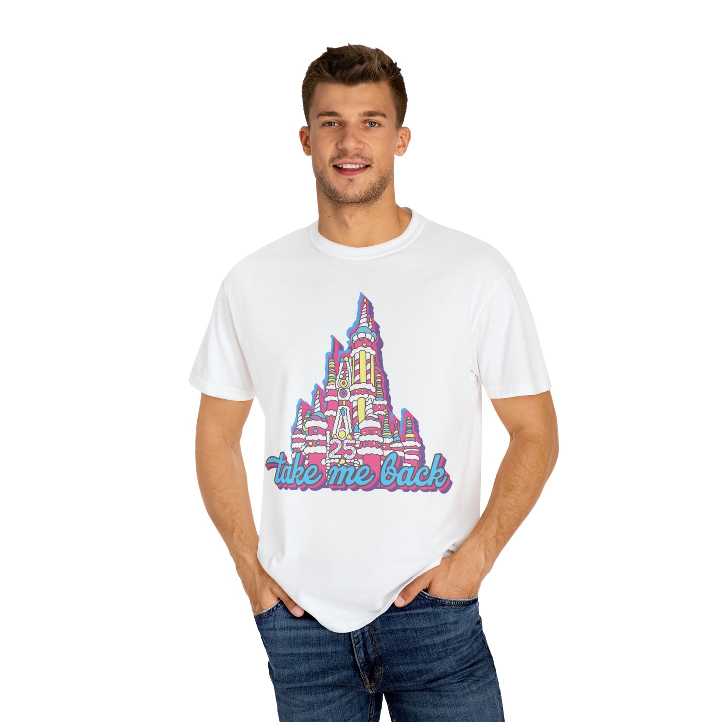 Take Me Back to the 90s Cake Castle Comfort Colors Tee - The Quirky Mouse
