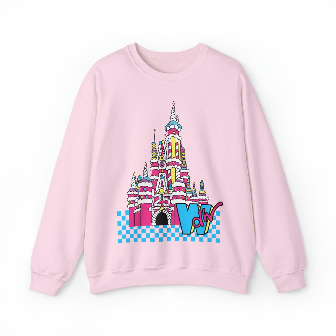 WDW MTV Cake Castle Sweatshirt by The Quirky Mouse, LLC, subtle Disney Inspired Shirts